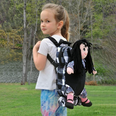The Queen's Treasures 18" Doll 5 Piece Rag Doll Girl And American Backpack 3 The Queen's Treasures 18" Doll 5 Piece Rag Doll Girl And American Backpack