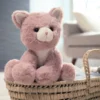 Bearington Mew Mew Pink Plush Kitty Cat Stuffed Animal