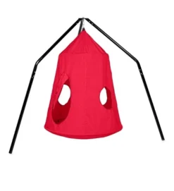 HearthSong HugglePod HangOut Nylon Hanging Tent And Family HangOut Steel Stand Set -Best Toy Store GUEST 029c4291 9c1d 4b02 bbd9 61245eb32211