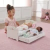 Badger Basket White Rose Doll Bed With Trundle -Best Toy Store GUEST 04ef1523 eb40 433b 8fa2 742b30e01131