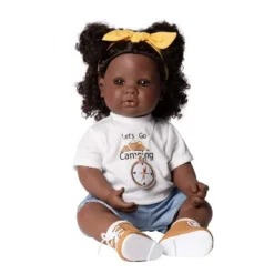 Adora Realistic Black Baby Doll Happy Camper Toddler Doll - 20 Inch, Soft CuddleMe Vinyl, Black Hair, Brown Eyes -Best Toy Store GUEST 0770aa47 4ba6 4cc4 bfc7 610fc5e72a92