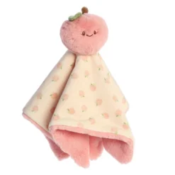 Ebba Large Peach Luvster Precious Produce Snuggly Baby Stuffed Animal Pink 13"