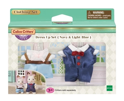 Calico Critters Town Series Dress Up Set, Navy And Light Blue Fashion Doll Accessories 5 Calico Critters Town Series Dress Up Set, Navy And Light Blue Fashion Doll Accessories - Image 3