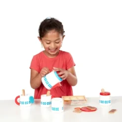 Melissa & Doug 22-Piece Steep And Serve Wooden Tea Set - Play Food And Kitchen Accessories -Best Toy Store GUEST 0af26938 41c4 4f27 b966 e64f8fd9ecf5