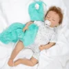 Paradise Galleries Reborn Baby Doll Girl - 20 Inch Smiling Sleeper With Rooted Hair, Made In GentleTouch Vinyl, 4-Piece Realistic Doll Gift Set -Best Toy Store GUEST 0b9bee93 d89a 49f4 84a0 9d79b3547064