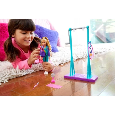 Barbie Team Stacie Doll Gymnastics Playset With Accessories 3 Barbie Team Stacie Doll Gymnastics Playset With Accessories