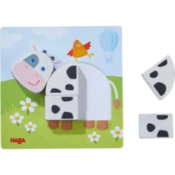HABA On The Farm Beginner Pattern Blocks Puzzle - Ages 18 Months + -Best Toy Store GUEST 11925d5f e91b 4438 b3a9 174959cc93fb