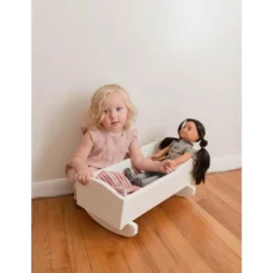 Remley Rebekah’s Collection Kids Wooden Doll Cradle - Ships Assembled -Best Toy Store GUEST 1439ce05 e041 4b5f 87c9 8d1eb86f3251