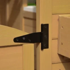 Outsunny Outdoor Playhouse For Kids Wooden Cottage With Working Doors Windows & Mailbox, Pretend Play House For Age 3-6 Years -Best Toy Store GUEST 1662b4c4 8c09 47b8 8d1f 5bdbdba074a1