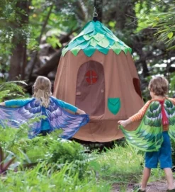 HearthSong Woodland HugglePod HangOut Set With Nylon Hanging Tent, LED Leaf Lights And Crescent Stand -Best Toy Store GUEST 1705c759 0ecf 4b4a a9c5 5247023cd4ed