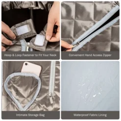 Costway 9-gear Adjustable Temperature Portable Steam Sauna W/ Herbal Box Gray -Best Toy Store GUEST 1ff134ec 682e 4a2a b0d3 85f45b215f54