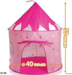 Play Tent Princess Pink Castle Glowing In The Dark Stars - Portable Kids Play Tent Fordable Into A Carrying Bag For Outdoor And Indoor Use - Play22usa 15 Play Tent Princess Pink Castle Glowing In The Dark Stars - Portable Kids Play Tent Fordable Into A Carrying Bag For Outdoor And Indoor Use - Play22usa -Best Toy Store GUEST 203ecda3 b94b 4e0b b186 7f215a8f60cb