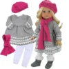Sophia’s Doll Dress, Leggings, Hat, And Scarf Set For 18" Dolls 2 Sophia’s Doll Dress, Leggings, Hat, And Scarf Set For 18" Dolls -Best Toy Store GUEST 20dc2b50 17e9 4e95 a157 00fbdb512d6c