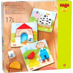 HABA On The Farm Beginner Pattern Blocks Puzzle - Ages 18 Months + -Best Toy Store GUEST 22feb672 9d93 4037 ae58 6b878f3d7a03