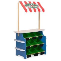 Melissa & Doug Wooden Grocery Store And Lemonade Stand - Reversible Awning, 9 Bins, Chalkboards 9 Melissa & Doug Wooden Grocery Store And Lemonade Stand - Reversible Awning, 9 Bins, Chalkboards -Best Toy Store GUEST 24df5a62 8c02 4e70 a1e6 334c58cdb94f