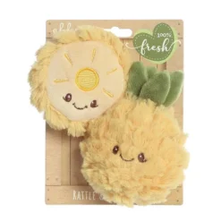 Ebba Mini Pineapple Rattle & Crinkle Set Precious Produce Adorable Baby Stuffed Animal Yellow 4" -Best Toy Store GUEST 2537c9d0 325c 43b3 9670 a0db42f97df7