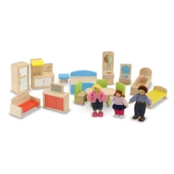 Melissa & Doug Hi-Rise Wooden Dollhouse With Furniture, Garage And Working Elevator -Best Toy Store GUEST 26a43031 6f6b 4e36 9248 5b2962d4b3b9