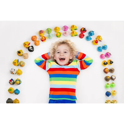 Kicko 2" Assorted Rubber Ducks In Bulk, 50 Pack 3 Kicko 2" Assorted Rubber Ducks In Bulk, 50 Pack