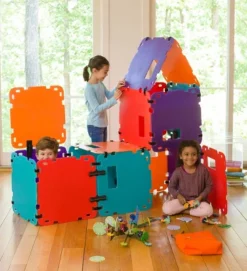 HearthSong 32-Panel Colorblock Fantasy Forts Indoor And Outdoor Building Kit -Best Toy Store GUEST 26f9bf70 951c 4434 8849 10a19c1a8187