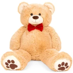 Best Choice Products 38in Giant Soft Plush Teddy Bear Stuffed Animal Toy W/ Bow Tie, Footprints -Best Toy Store GUEST 27556c59 356f 44c0 9142 0bf4465e116c