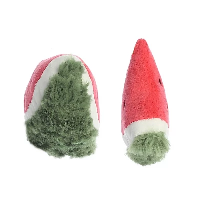 Ebba Mini Watermelon Rattle & Crinkle Set Precious Produce Adorable Baby Stuffed Animal Red 4" 4 Ebba Mini Watermelon Rattle & Crinkle Set Precious Produce Adorable Baby Stuffed Animal Red 4" - Image 2