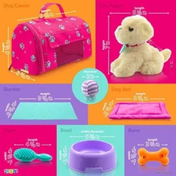 Plush Stuffed Puppy Dog 9 PCS Set For Baby Doll Accessories Fits For 18’’ American Girl Dolls - Play22Usa -Best Toy Store GUEST 2e4b3fee 746e 4fd4 ae69 1d77d3d66d7e
