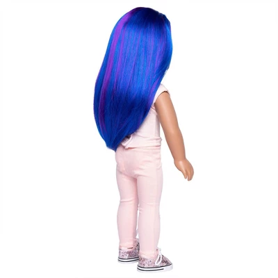 I'M A GIRLY Light Pink Skinny Jeans For 18" Fashion Doll 3 I'M A GIRLY Light Pink Skinny Jeans For 18" Fashion Doll