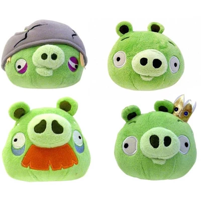 Commonwealth Toys Angry Birds 8" Plush Assortment: Set Of 4 Pigs 3 Commonwealth Toys Angry Birds 8" Plush Assortment: Set Of 4 Pigs