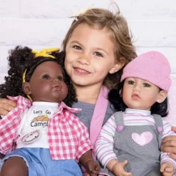 Adora Realistic Black Baby Doll Happy Camper Toddler Doll - 20 Inch, Soft CuddleMe Vinyl, Black Hair, Brown Eyes -Best Toy Store GUEST 34361bee e0ea 41d3 b048 a2526ae63697