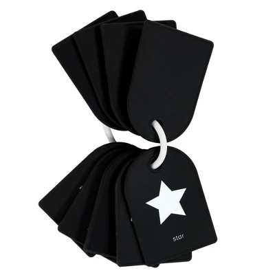 Hudson Baby Infant And Toddler High Contrast Flash Cards, Black White, One Size 3 Hudson Baby Infant And Toddler High Contrast Flash Cards, Black White, One Size