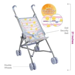 Adora Baby Doll Stroller With Color Changing Sunny Days Print, Fits Up To 18 Inch Baby Dolls -Best Toy Store GUEST 38589e91 e5d9 4a35 9315 9e39f7e6d5c5