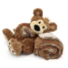 Plushible Blankie Besties Pawley The Bear Plush And Blanket