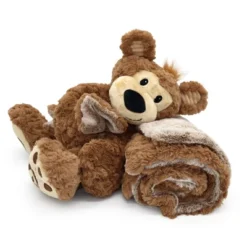 Plushible Blankie Besties Pawley The Bear Plush And Blanket