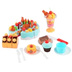 Link 75 Piece Birthday Fruit Decoration Cake, DIY Fruit Cake, Pretend Play Desserts Food Toy Set, Blue -Best Toy Store GUEST 39d6f3bc 065f 45b2 b425 0f5576cdb0a0