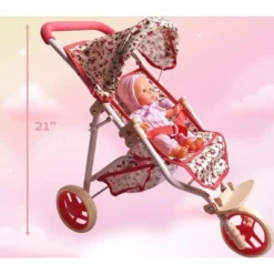 The New York Doll Collection Baby Doll Stroller - Jogging Toy Stroller -Best Toy Store GUEST 3a5a91e3 ce7b 46d6 b1f2 537fdd815a05