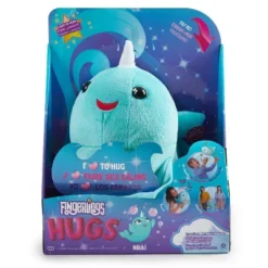 Fingerlings HUGS - Nikki (Blue Glitter) - Interactive Plush Narwhal - By WowWee -Best Toy Store GUEST 3bb6aec5 5602 4685 98ba cdceea399b84