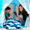 Ningbo Zhongying Leisure Products Blue Hexagon Fantasy Castle Play Tent | 53 X 47 X 55 Inches -Best Toy Store GUEST 3c41a1e2 b620 4e8a 82b5 ca87f5c4dde6