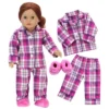 Sophia’s Flannel Pajama & Slippers Set For 18'' Dolls, Pink -Best Toy Store GUEST 3da920bf 093c 48b3 9419 17e286cd117d