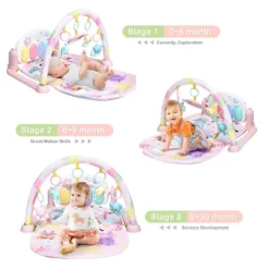 3 In 1 Baby And Toddler Learning Toys Fitness Music And Lights Fun Piano Activity Center Pink -Best Toy Store GUEST 422b5b97 08a4 4a7d aa56 90a2e292cf68