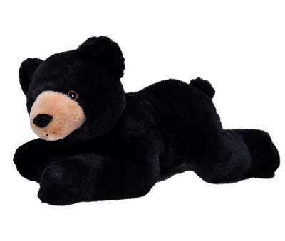 Wild Republic Ecokins Black Bear Stuffed Animal, 12 Inches 3 Wild Republic Ecokins Black Bear Stuffed Animal, 12 Inches