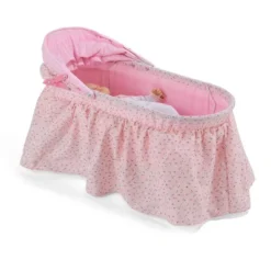 Badger Basket Folding Doll Cradle With Rosebud Fabric -Best Toy Store GUEST 435846b0 1f47 4973 8a8e d30c06d85a1f