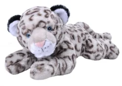 Wild Republic Ecokins Snow Leopard Stuffed Animal, 12 Inches