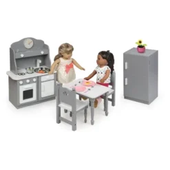 Kitchen Furniture Set For 18" Dolls - Gray/White -Best Toy Store GUEST 460b0d63 197c 4a63 ae02 3105f64e8d5e