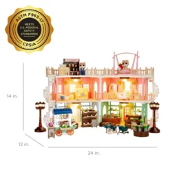 Best Choice Products Deluxe Cottage Dollhouse Mansion Pretend Toy Playset W/ 225 Accessories And Tiny Critters For Kids -Best Toy Store GUEST 48a17bc0 e5f8 4ccd 8fd9 cf011eeed95a