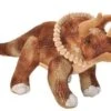 Wild Republic Dinosauria Ii Triceratops Stuffed Animal, 17 Inches