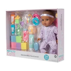 Perfectly Cute 24pc Baby Doll Deluxe Play And Care Set - Light Brown Hair -Best Toy Store GUEST 5175c040 1251 408a a906 86fd61c1e72f