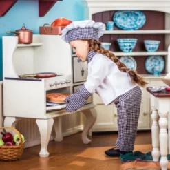 The Queen's Treasures 18 Inch Doll 1930's Style Wooden Stove & Oven -Best Toy Store GUEST 5640f708 fa6b 4e1d 8bba d782b5a5c0b2