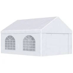 Outsunny 13ft X 16.5ft Portable Garage Party Tent With Sidewalls And Double Doors, For Parties, Wedding And Events -Best Toy Store GUEST 5ea98113 f246 4ff7 8fa2 2be082cea8d8