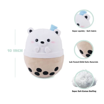 Avocatt 10" Boba Polar Bear Plush 3 Avocatt 10" Boba Polar Bear Plush