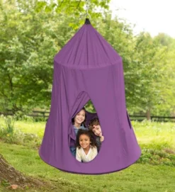 HearthSong HugglePod HangOut Nylon Hanging Tent And Family HangOut Steel Stand Set -Best Toy Store GUEST 61de2cb0 0863 4353 9595 30bc131a6db7